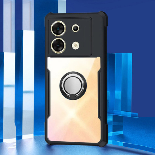 Funda Para Infinix Zero 30 5g Anillo Tener Vidrio Membrana