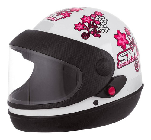 Capacete Sport Moto For Girls Pro Tork Tamanho 56 Fechado