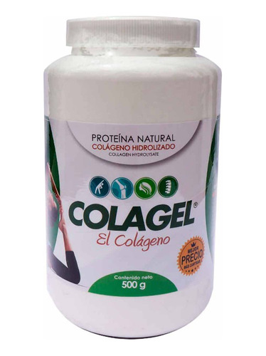 Colageno Hidrolizado Puro Alta Calidad & Aminoácidos 500gr