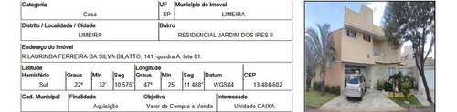Imagem 3 de 5 de Residencial Jardim Dos Ipes Ii - Oportunidade Única Em Limeira - Sp | Tipo: Casa | Negociação: Venda Direta Online | Situação: Imóvel Ocupado - Cx1555531052138sp