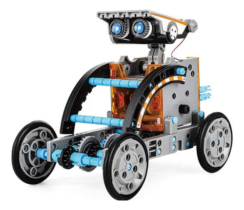 Kit De Coche De Juguete De Robot Solar Diy Para Niño 13 En 1