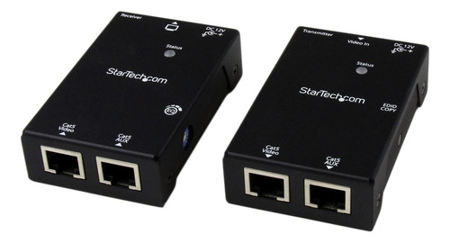 Extensor Hdmi Sobre Cat5e Cat6 Con Cable De Alimentación - E