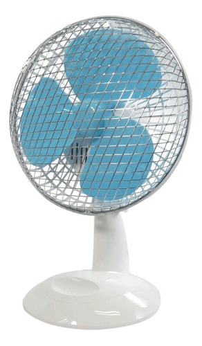 Ventilador De Mesa E Parede Personal Fan 20w Fame 18cm Branco E Azul 110v