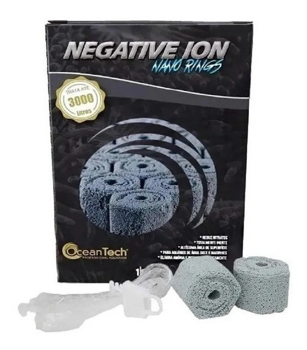 Mídia Biológica Ceramica Negative Oceantech Ion 1kg 3000l