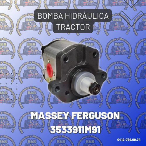 Bomba Hidráulica Tractor Massey Ferguson3533911m91