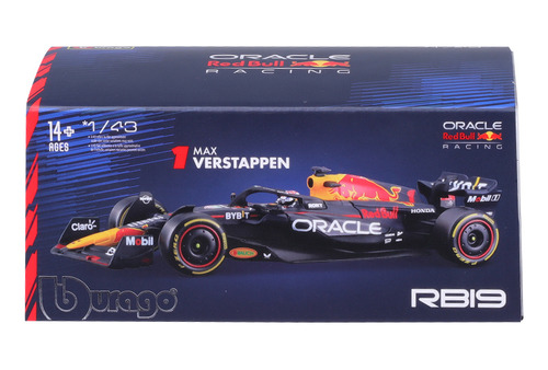 Rb19 Redbull Racing Max Verstappen Fórmula 1 Coche 2023 1/43