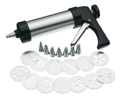 Kit De Pistola Dispensadora De Moldes Para Galletas Churrera