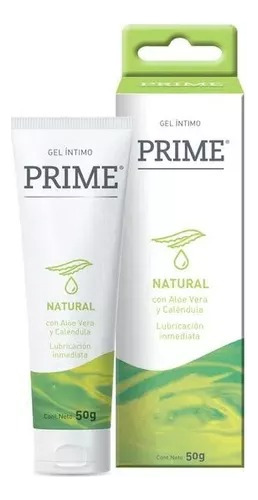 Gel Intimo Prime X 5 Unidades Natural 50g Aloe Vera! Oferta!