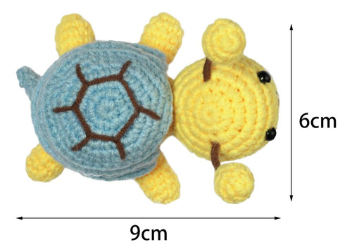 Y1 Diy Animal Boneca Kit Crochê Tartaruga Brinquedo