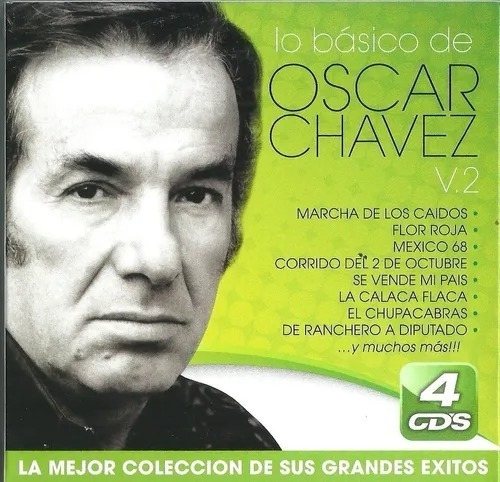Lo Básico De Óscar Chávez | 4 Cds. Música Nuevo