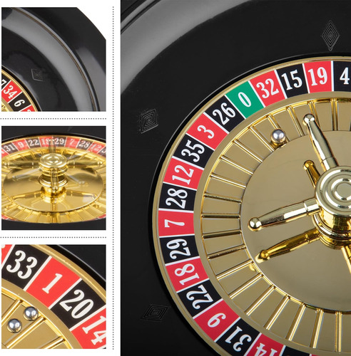 Ruleta De 10 Pulgadas - Juegos De Casino Con Rueda Y 2 Ba...