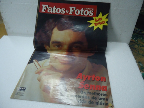 Revista Fatos E Fotos Ayrton Senna - Rp