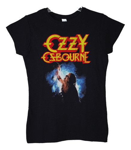 Polera Mujer Ozzy Osbourne Bark At The Moon Metal Abominatro