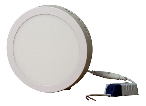 Lampara Panel Circular Led Superficial 30w Luz Fria