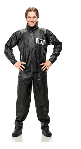 Conjunto Capa De Chuva Pantaneiro Tornado Luxo Motoqueiro 