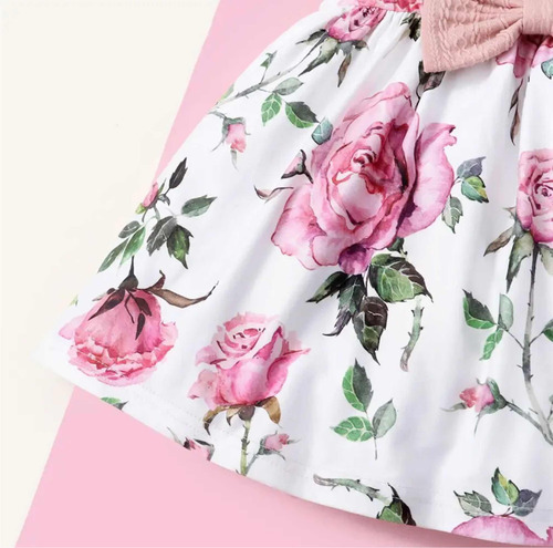 Conjunto Vestido Y Torera Bebé Niña, Flores