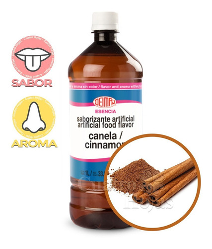 Esencia Saborizante De Canela Deiman 1 Lt.