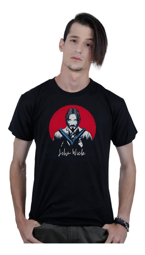 Remera De John Wick Keanu Reeves Dos Caras