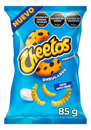 Cheetos ondulados queso crema X 85 gr 