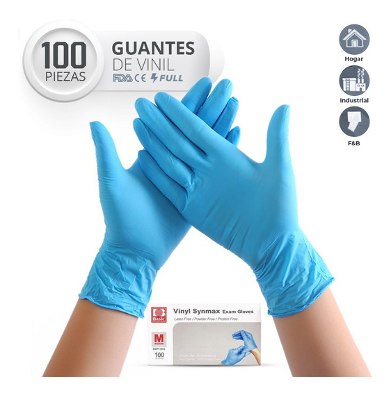 Guantes desechables PVC Deluxe Pack de 20-PMS 183/110