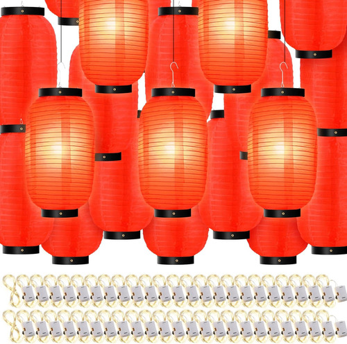 El Juego De 96 Linternas De Año Nuevo Chino Incluye 48 Linte