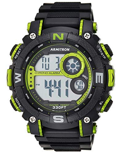 Reloj Cronógrafo Digital Armitron Sport 408284 Para Hombre