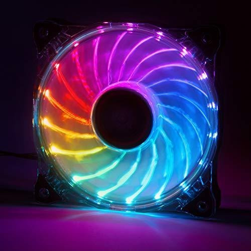 Hub Rosewill 120 Mm Rgb Case Fan True Rgb Color Ultra Quiet