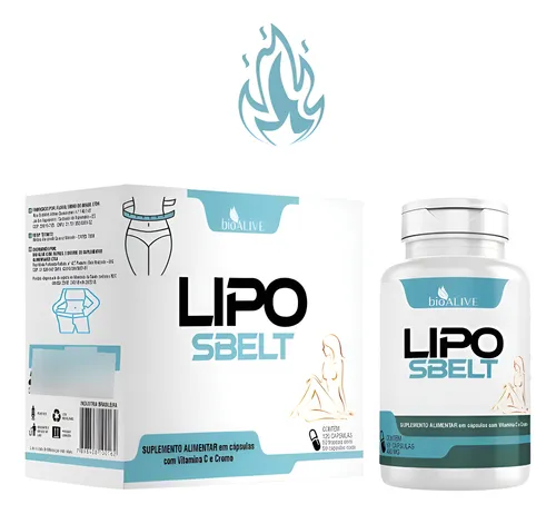 comprar Lipo Sbelt - Emagrecedor Super Potente - 120 Cáps