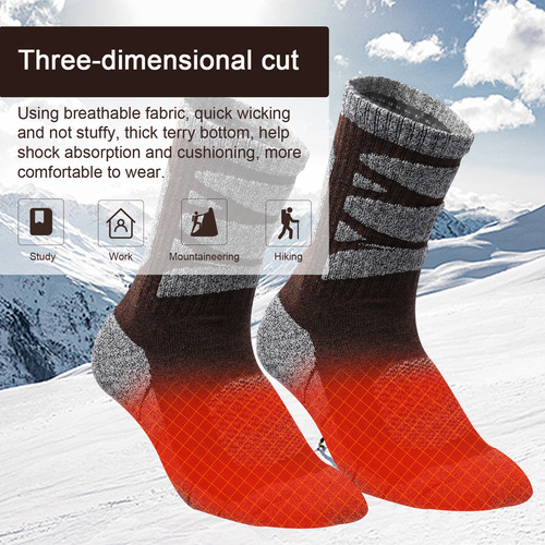 Calcetines De Esquí De Invierno: Cálidos Y Transpirables Par