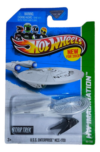 Hot Wheels Star Trek Uss Enterprise Ncc 1701 Torpedos 2012