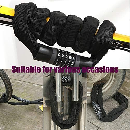 Candado Para Bicicleta Beefoor, Combinación Reiniciable De 5