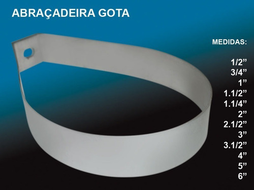 Abraçadeira Tipo Gota Perfilaço 2.1/2 Polegada 50 Peças