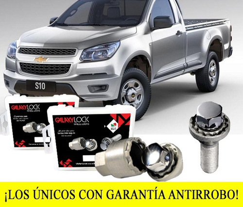 Birlos De Seguridad Y Llanta Refacción Gm S10 Doble Cabina