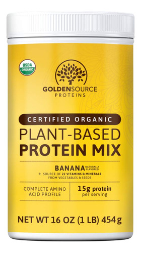 Goldensource Proteins, Protena Orgnica A Base De Plantas, Pl