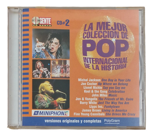 La Mejor Colección Pop Revista Gente Lote 9 Cds Estándar (Usado)