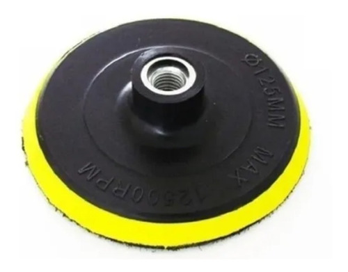 Disco Base Velcro Amoladora Con Abrojo 125mm M14 Black Jack