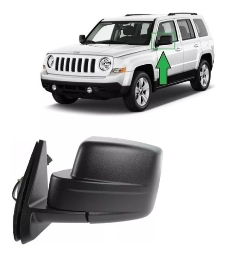 Espejo Izquierdo Jeep Patriot 2007/2014 Electrico