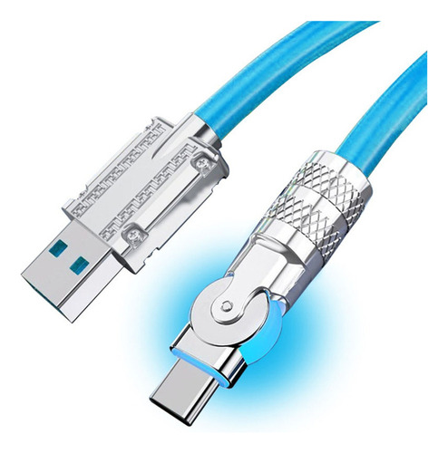 Cable De Carga Tipo C, Interfaz Giratoria, Cable De Datos