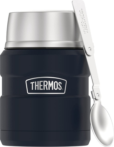 Thermos Stainless King-tarro De Comida Con Cuchara, 16 Onzas