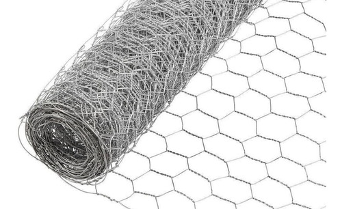 Imagen 1 de 1 de Malla Hexagonal 1/2 Pajarera Pollito Galvanizada 0,90 X 25mt