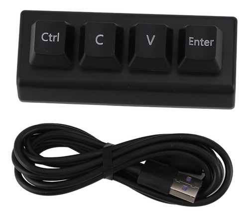 Ebtools Mini Keypad Programable 4 Keys Admite Nkro Red Switc