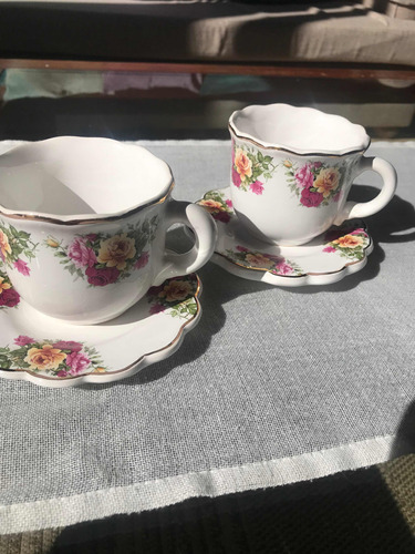 Tazas De Té En Cerámica Decoradas Y Pintadas A Mano