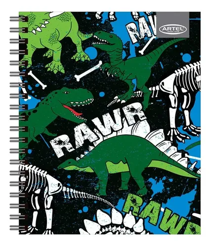 Cuaderno Universitario Dino M7 100 Hojas Artel