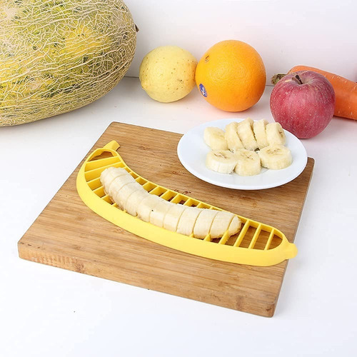 Imagen 4 de 10 de ¡ Rebanador Banana Rodajas Banano Cereales Ensalada Niño !!