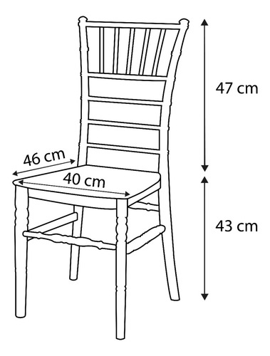 Silla Tiffany Plastica Eventos Lounge Banquete Paquete De 5