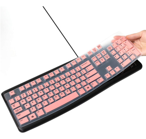 Funda Silicona Para Teclado Logitech K120 Mk120 Ergonomico