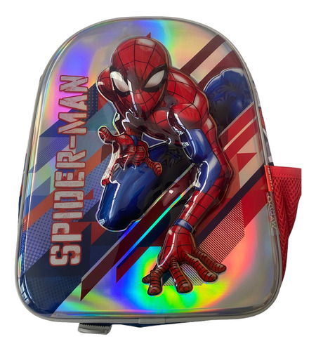 Mochila 3d De Lujo Jardin 12 Pulgadas Spiderman Hombre Araña