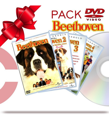 Pack Dvd Beethoven 1 Al 4 - Audio Español Latino