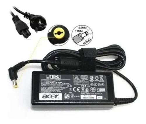 Imagen 2 de 3 de Cargador Original Notebook Acer Aspire Es1-433g - Mundo Tec