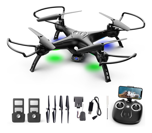 Attop Dron Con Camara Para Adultos/ninos/principiantes - W10